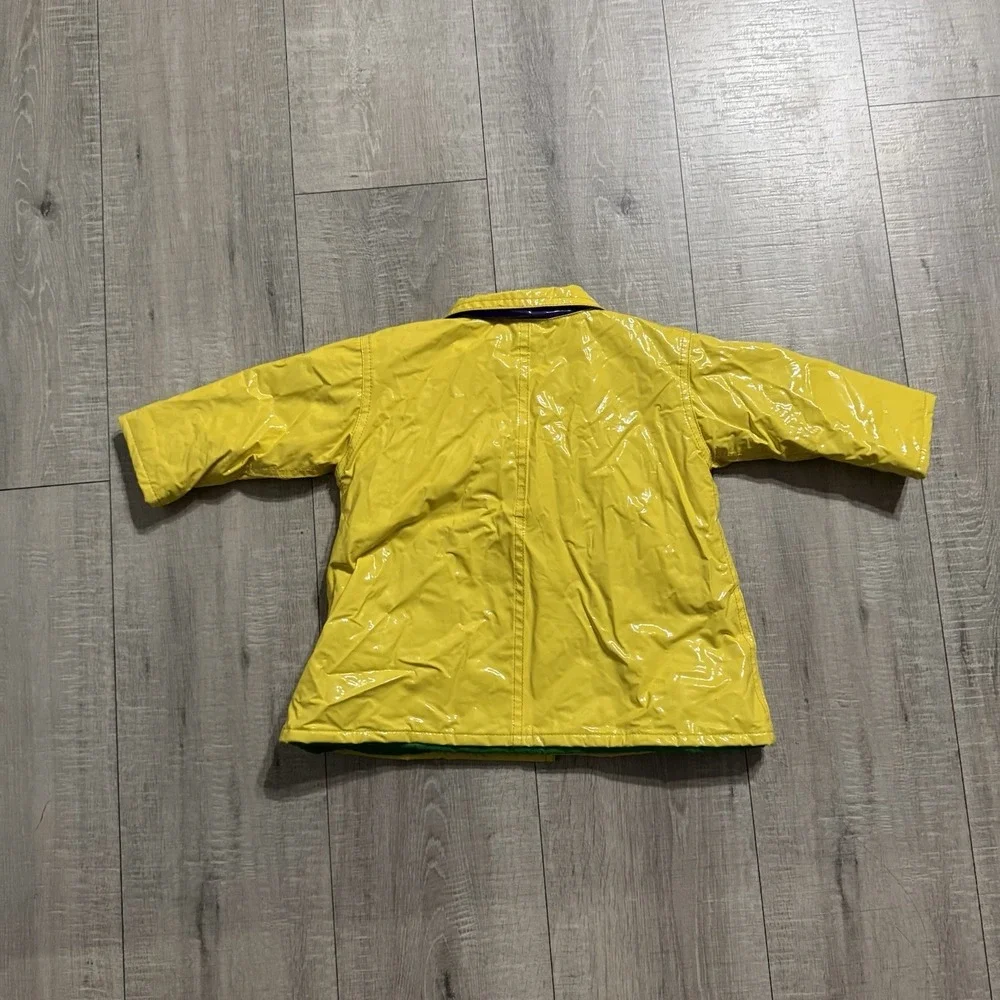 Driplets Wippette Girls flower Rain Coat Jacket Toddler Size M/L 18-24 Months